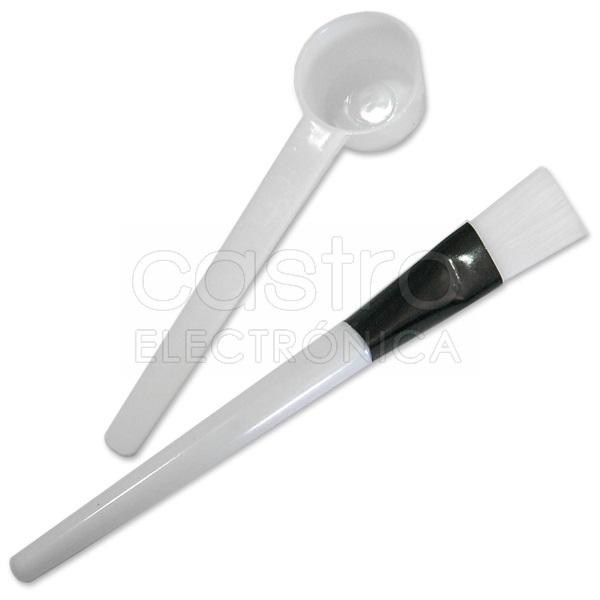 Pack Colher + Pincel p/ Auxilio a Cápsulas Recarregáveis Cafe DOLCE GUSTO