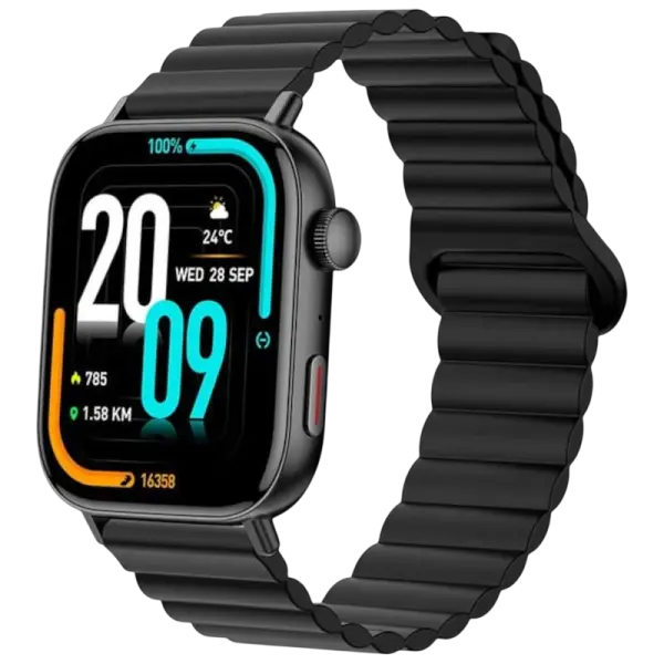 Smartwatch C8 Max 1,83 IPS c/ Correia Magnética (Preto) - COLMI