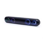 Coluna Gembird Bluetooth SoundBar com efeitos LED Preta — Recondicionada