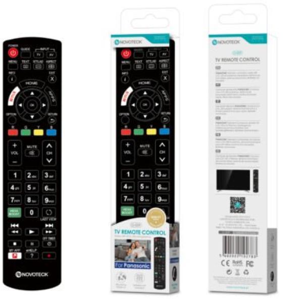 Controle Remoto Novoteck D-009 Universal para Panasonic