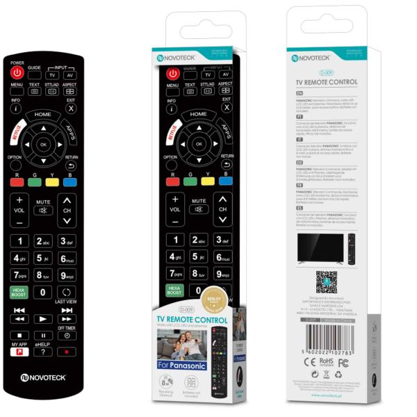 Controle Remoto Novoteck D - 009 Universal para Panasonic