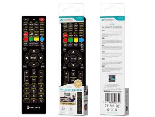 Controle Remoto Universal 30IN1 Novoteck D-016 – Compatível com Várias Marcas e Acesso Direto a Streaming