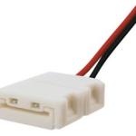 Ficha de Ligação Fácil c/ Fios para Fita de LED 3528 8mm