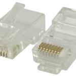 Ficha Telefone - Rede RJ45 8 Pinos CAT6