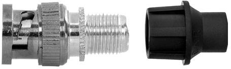 Ficha BNC Macho Cravar p/ Cabo Micro Coaxial e RG59