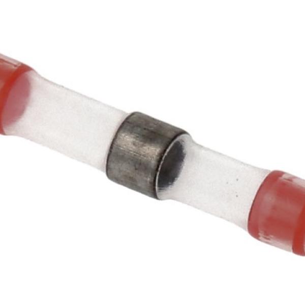 União Tubo Termo Retráctil c/ Estanho Ø2,7mm (Transparente/Vermelho)