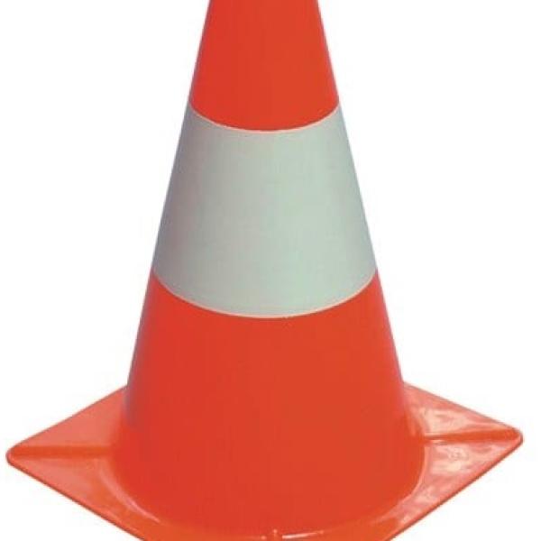 Cone de Sinalização Reflector em PVC (30cm) - ProFTC