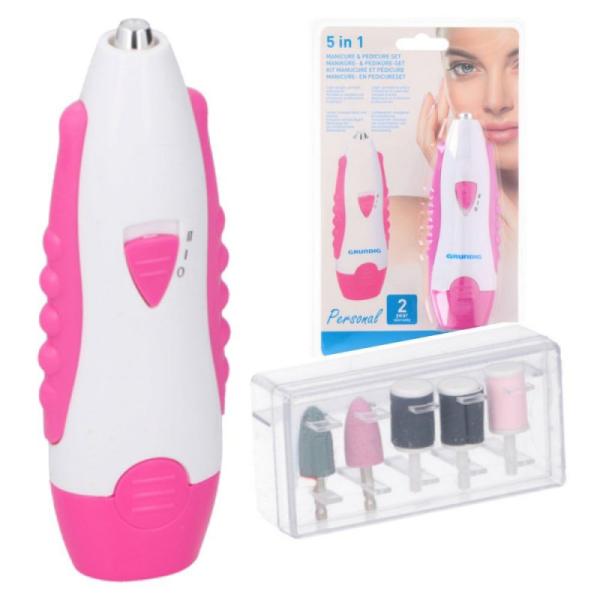 Conjunto de Manicure/Pedicure c/ 6 Pedras - GRUNDIG