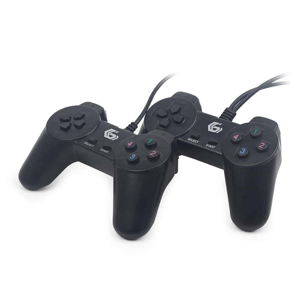 Conjunto 2x Gamepad USB para PC MultiPlayer Preto — Recondicionado