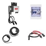 Kit Micro Inversor + Magnetotérmico + Cabos Elétricos p/ Varanda Fotovoltaica