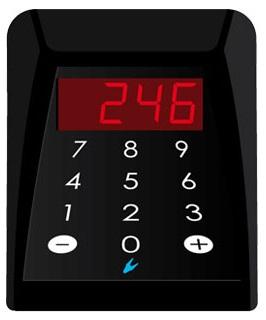 Consola Digital de Chamada com Display s/ Fios para Gestor de Vez TD3