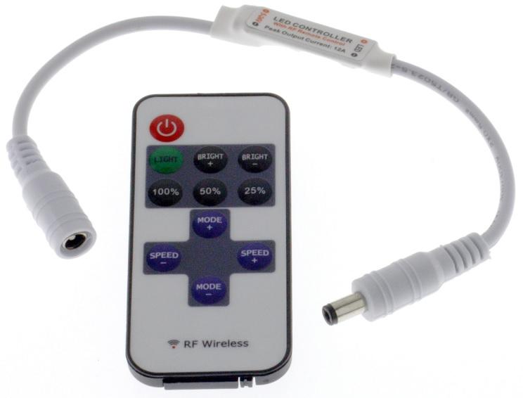 Controlador s/ Fios (10 Funções) p/ Fita LEDs