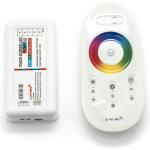 Controlador RGB+W 12/24VDC 4x 6A=24A 288W (12V) / 576W (24V) c/ Comando Tecnologia Touch
