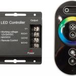 Controlador RGB 12/24VDC 3x 6A 432W c/ Comando Tecnologia Touch