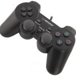 Comando GAMEPAD c/ Vibração para PS2/PS3/PC - ESPERANZA