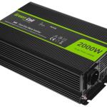 Conversor ONDA PURA 24V - 220V 2000W c/ 2 USB - GREEN CELL