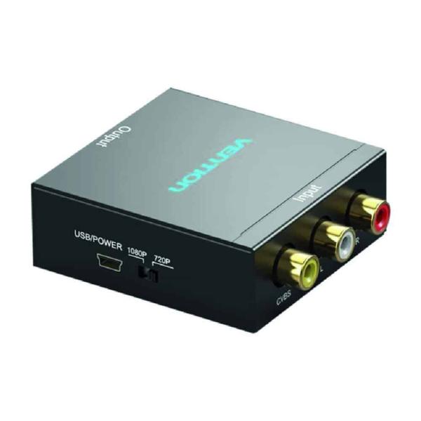 Conversor RCA para HDMI Vention AEFB0 RCA Fêmea para HDMI Fêmea — Recondicionado