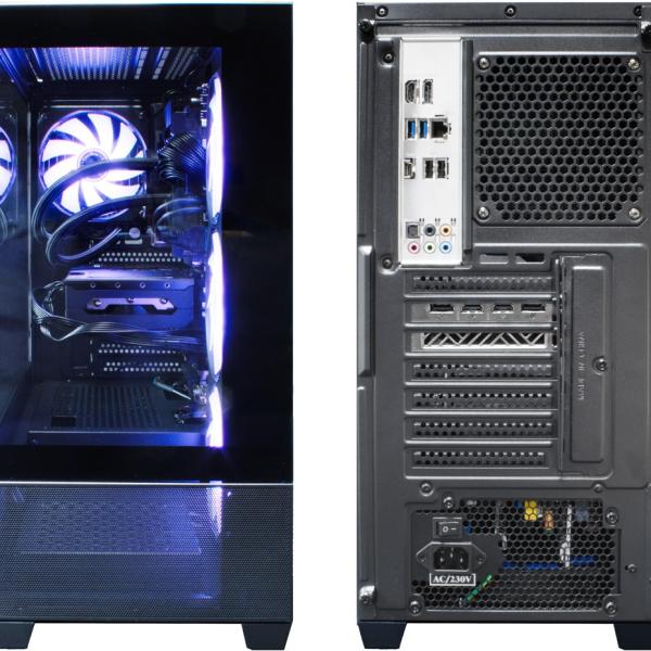 Caixa ATX GA250 Vision Tower (Preto) - COOLBOX