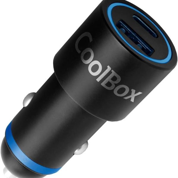 Carregador Isqueiro 48W Quick Charge 3.0 (USB - C/USB - A) - COOLBOX