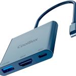 Hub USB - C 3 - EM - 1 (HDMI 4K/USB - C PD/USB - A) - COOLBOX