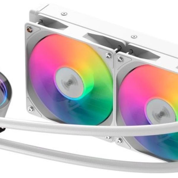 Water Cooler CPU Infinite Liquid 240 ARGB 120mm (Branco) - COOLBOX