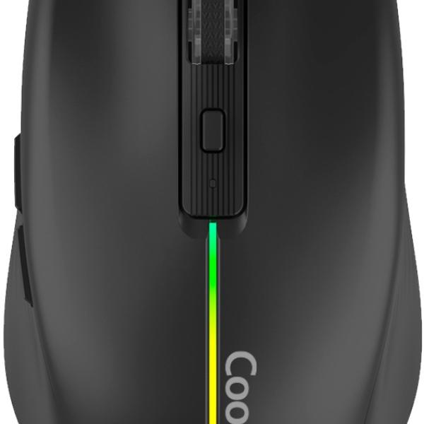 Rato Ótico Gaming W01 RF Wireless 1600DPI (Preto) - COOLBOX