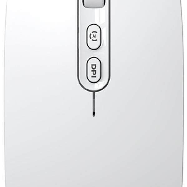 Rato Ótico W02 RF Wireless + Bluetooth 1600DPI (Branco) - COOLBOX