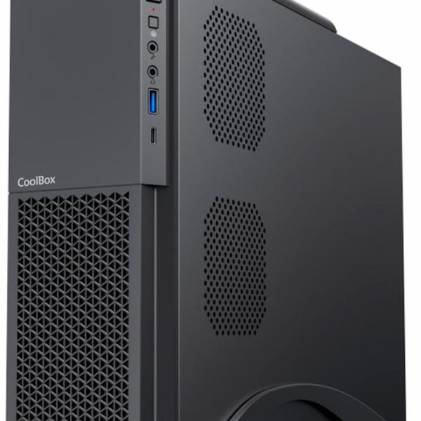 Caixa Micro ATX T313 Slim Low Profile (Preto) - COOLBOX