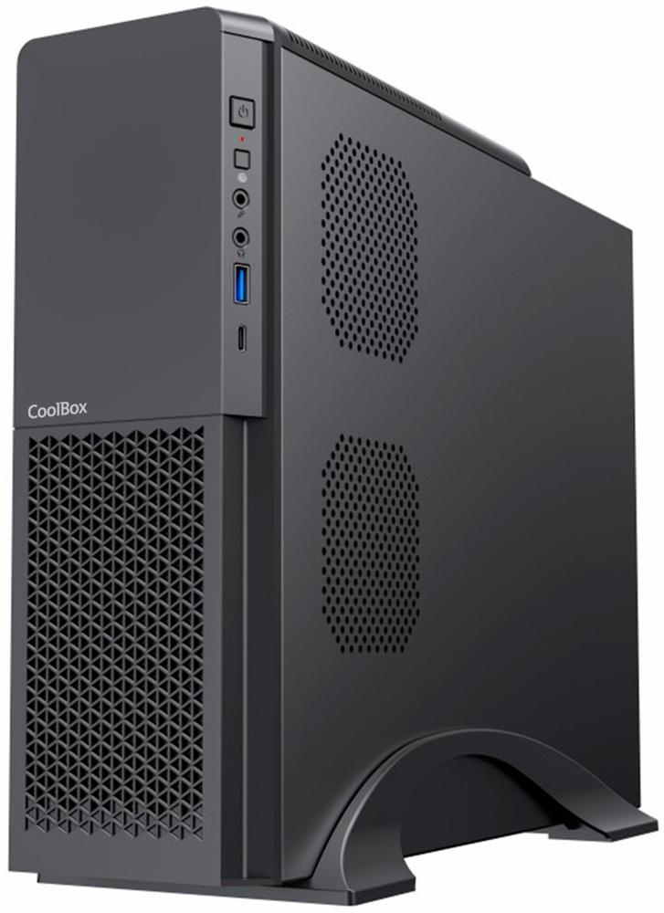 Caixa Micro ATX T313 Slim Low Profile (Preto) - COOLBOX