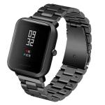 Correia Metálica Elos (Preto) p/ Xiaomi Amazfit GTS/Bip/Bip Lite/GTR 42mm/Ticwatch/Huawei/Samsung/..