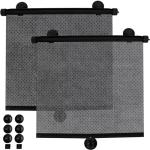 Pack 2x Cortina de Sol p/ Carro (Preto)