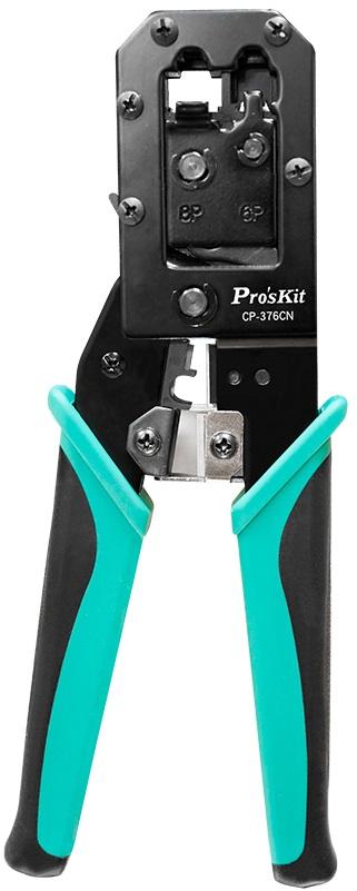 Alicate Cravar Fichas RJ11 / RJ12 / RJ45 (195mm) - ProsKit