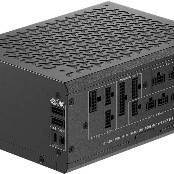 Fonte de Alimentação ATX HX1200i 1200W ATX Cybenetics 80+ Platinum Full Modular - CORSAIR