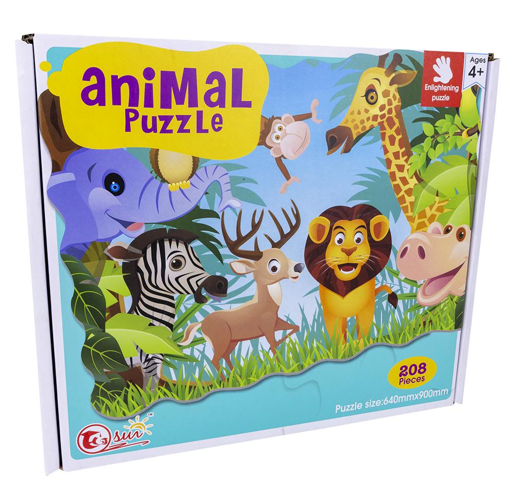 Puzzle Animal (208 Peças)