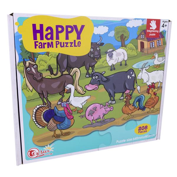 Puzzle Happy Farm (208 Peças)