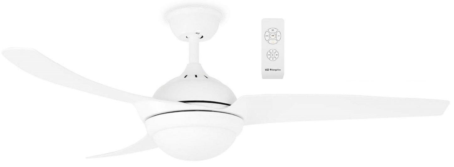 Ventoinha de Teto CP104132 132cm 60w c/ Iluminação 18W (Branco) - ORBEGOZO