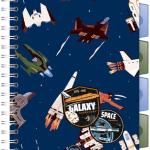 Caderno A5 Quadr. c/ Sep. Space Adventure - COOLPACK