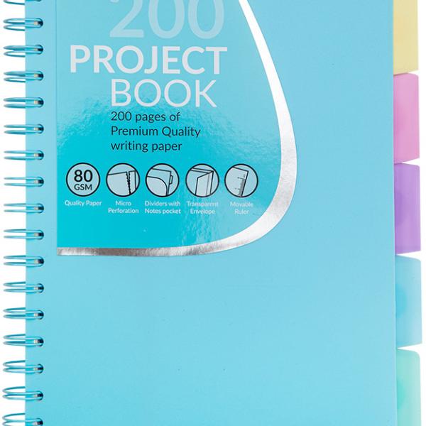 Caderno B5 Apontamentos Azul Pastel - COLORINO