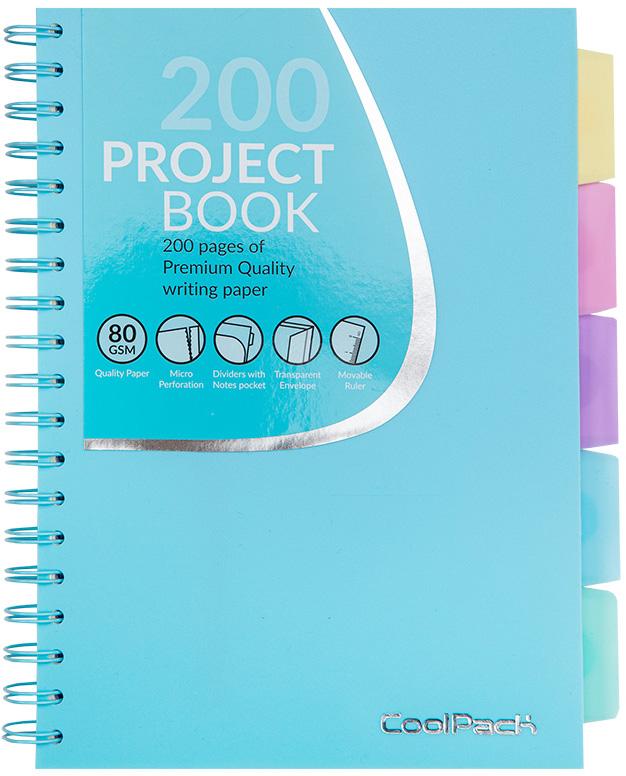 Caderno B5 Apontamentos Azul Pastel - COLORINO