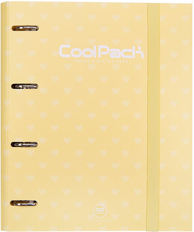 Capa A4 4 Argolas + Folhas + Separadores Limão Pastel - COLORINO