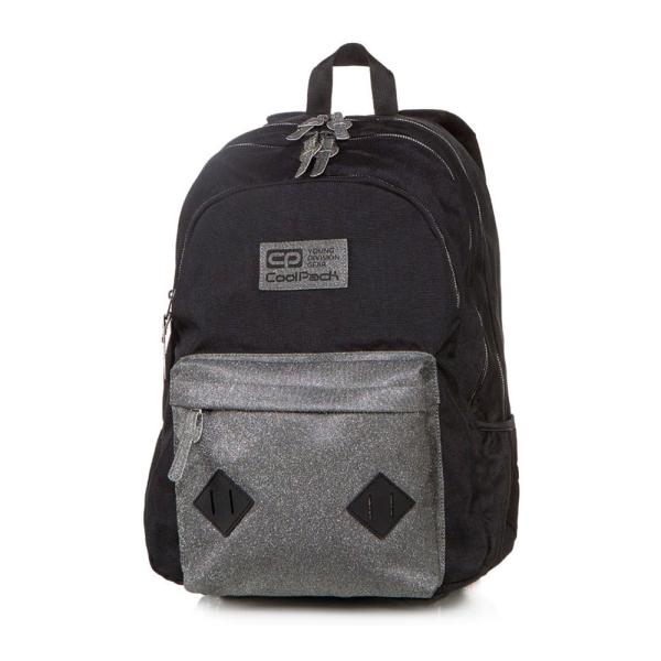 Mochila Hippie Silver Glitter