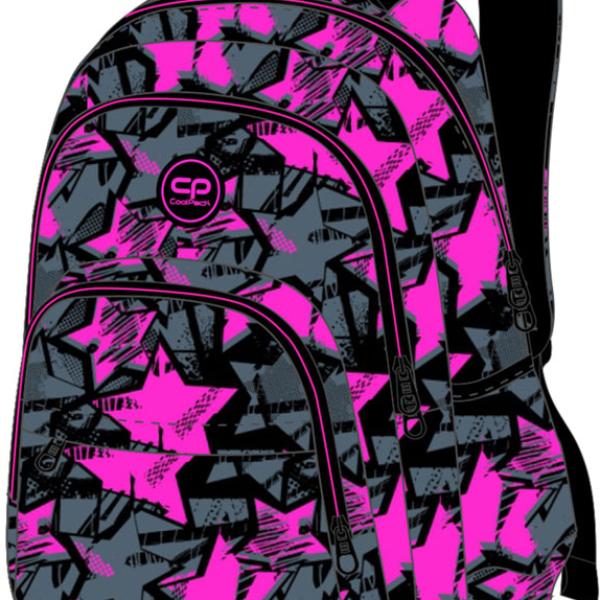 Mochila Basic Plus Magenta Stars - COOLPACK