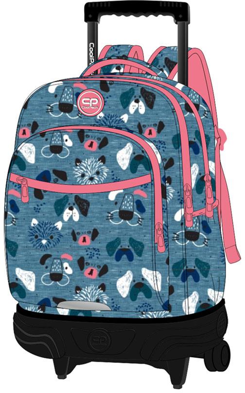 Mochila Trolley Buzzer Denim Dog - COOLPACK