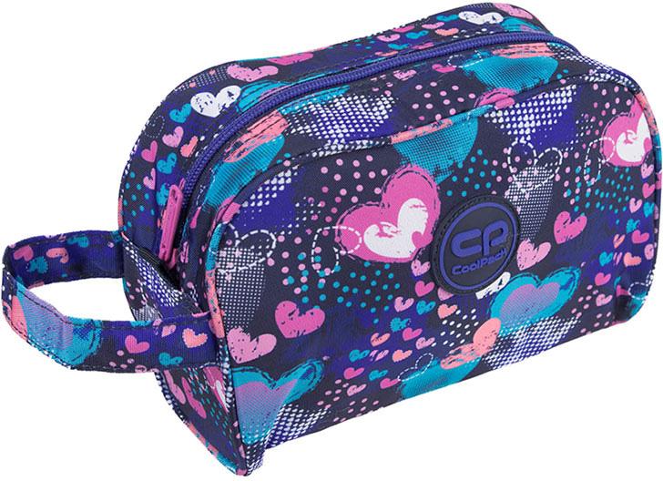 Estojo Necessaire Focus Stamp Hearts - COOLPACK