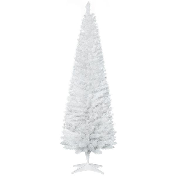Árvore de Natal Artificial 180cm Ignífugo com 390 Ramos de PVC Decoração de Natal para Interiores Verde