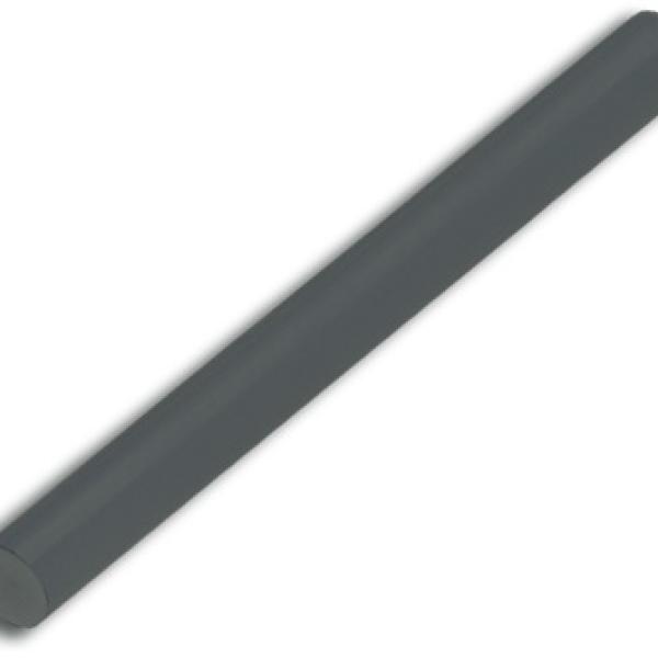 Tubo Cola Quente (Ø11x300mm) - Preto
