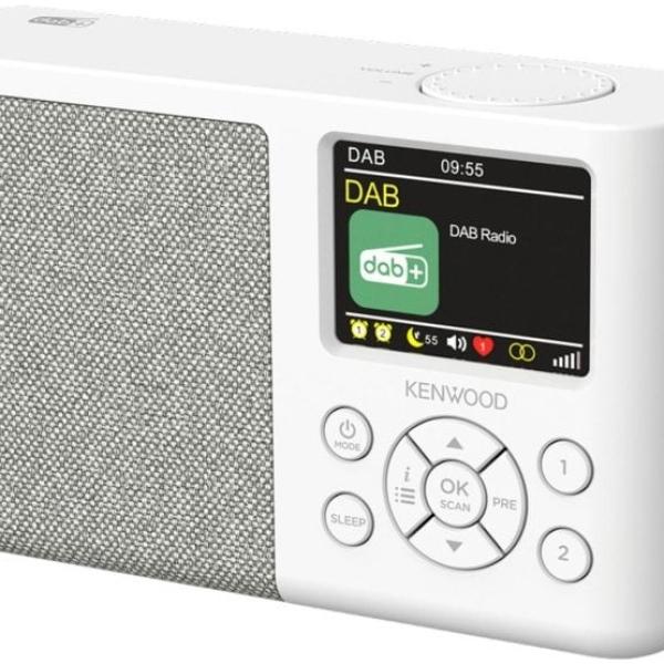 Rádio Portátil CR - M33DAB - W Bluetooth DAB+/FM (Branco) - KENWOOD