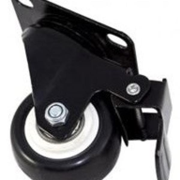 Roda c/ Travão p/ Armários (Preto) - CROMAD