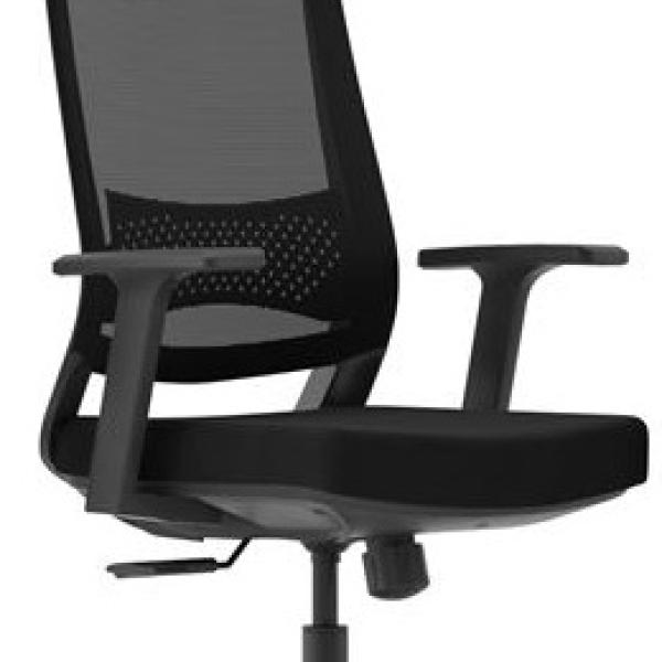 Cadeira de Escritório Sênior SE1000 (Preto) - CROMAD