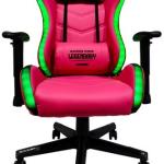 Cadeira Gaming Raptor Legendary Series c/ LED´s RGB (Rosa) - CROMAD
